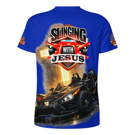 R4L The Rider's Prayer Ice Silk Tee - Blu