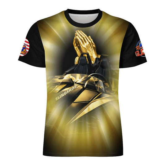 R4L Ride with Faith Ice Silk Tee - Blk