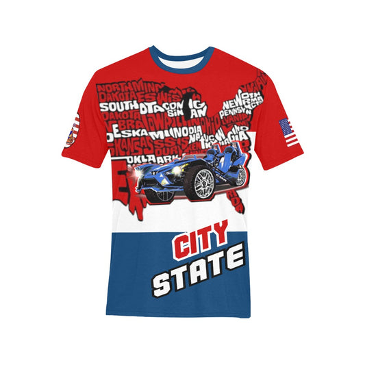 R4L USA Customizable Casual Tee - Add your City, State and Name