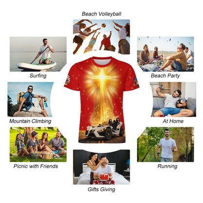 R4L Protected Rider Ice Silk Tee - Red