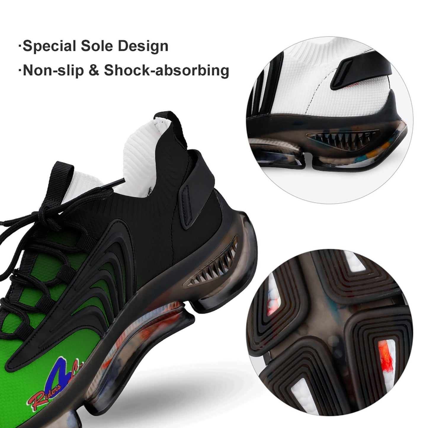 R4L Mesh Sneakers - Green/Blk