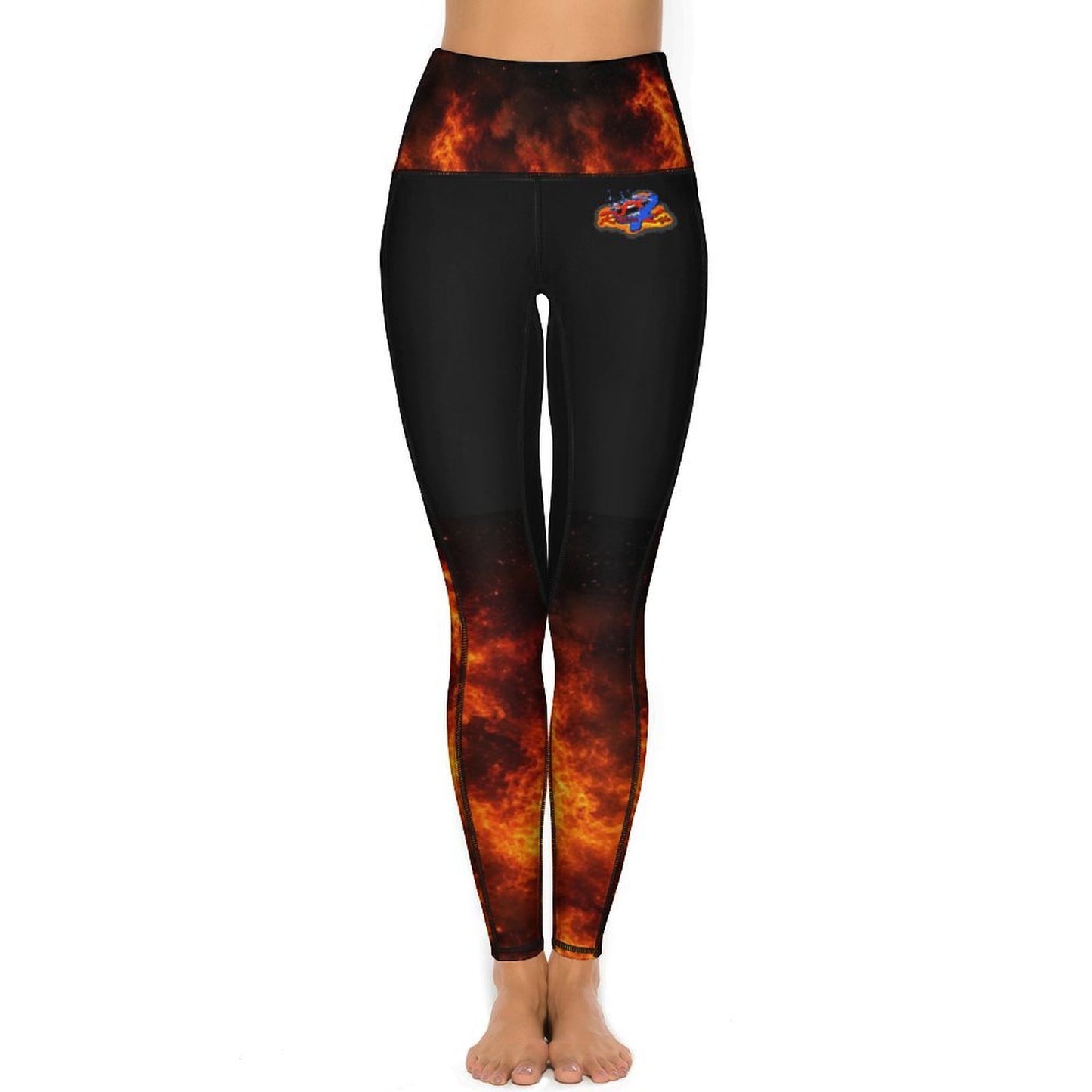 R4L Leggings Orange Flame
