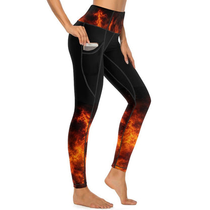 R4L Leggings Orange Flame