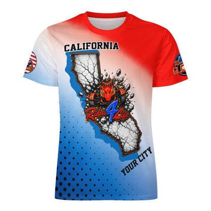 R4L State Ice Silk Tee - California