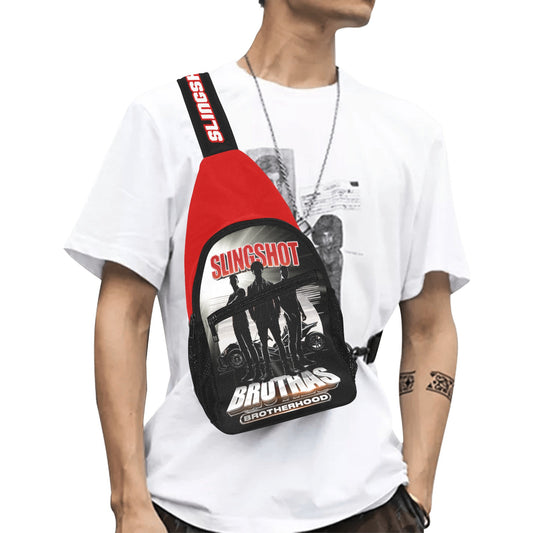 R4L Slingshot Brothas Crossbody Bag Red