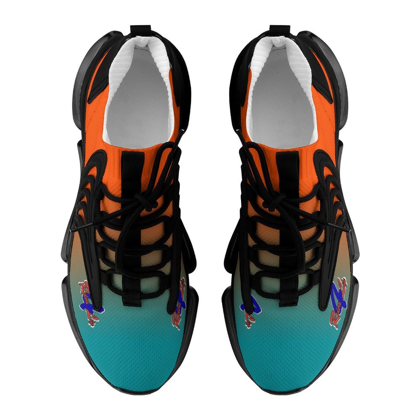 R4L Mesh Sneakers - Torquoise/Orange