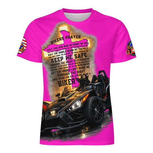 R4L The Rider's Prayer Ice Silk Tee - Pink