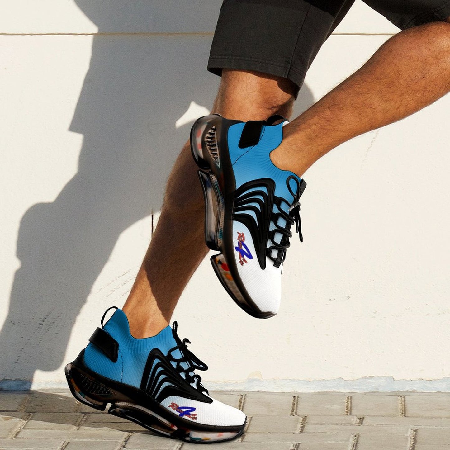 R4L Mesh Sneakers - Wht/Blu
