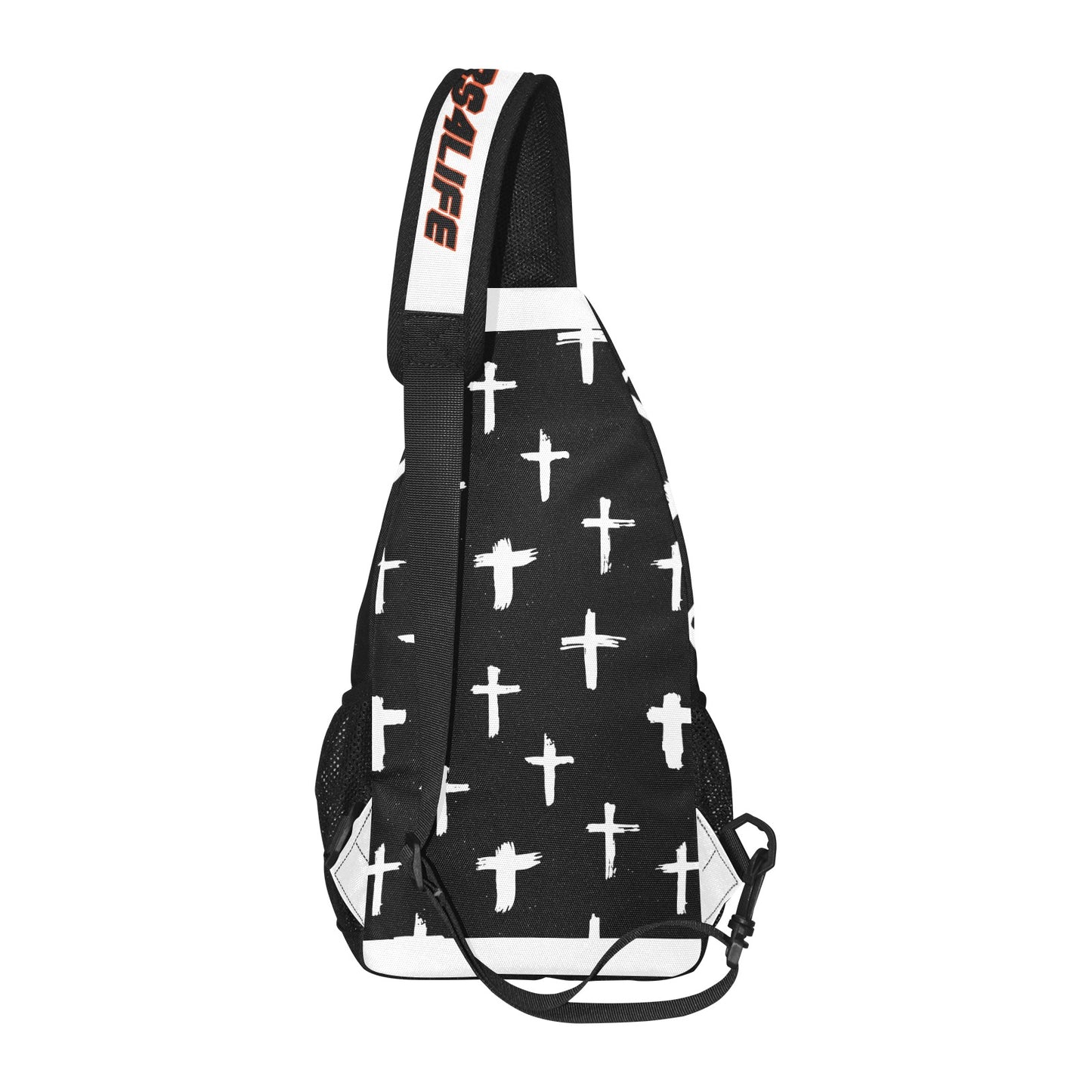 R4L Slinging with Jesus Crossbody Bag White