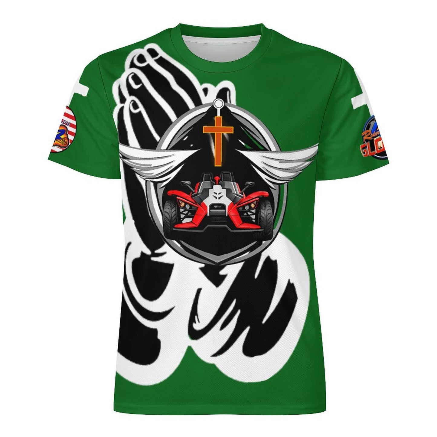 R4L Protected by Prayer Ice Silk Tee- Grn