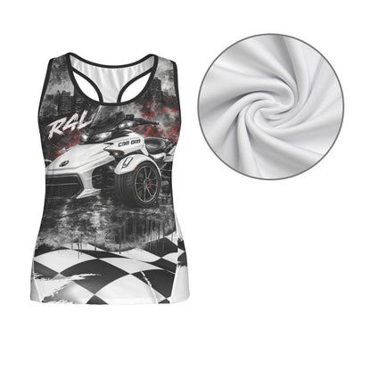R4L Racerback Tee Monochrome Can Am