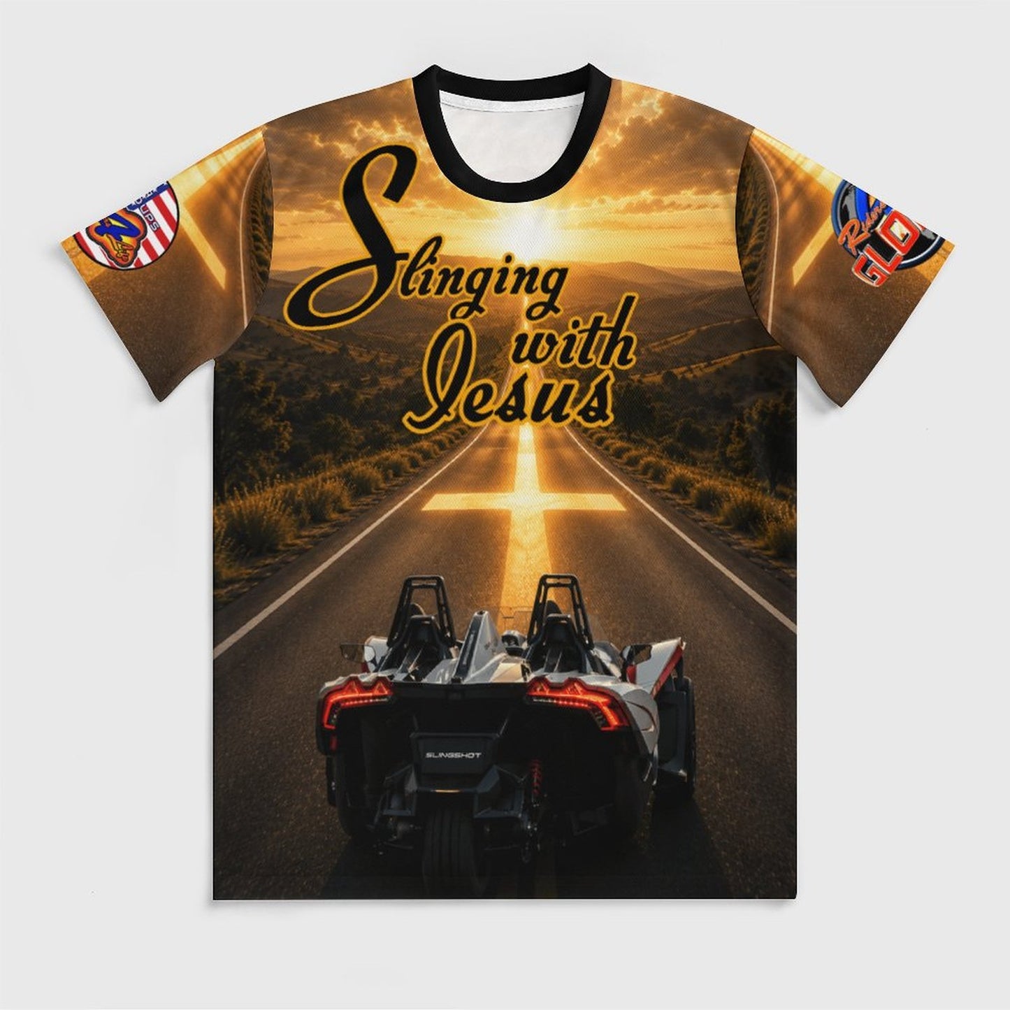 R4L Slinging with Jesus Road Cross Ice Silk Tee