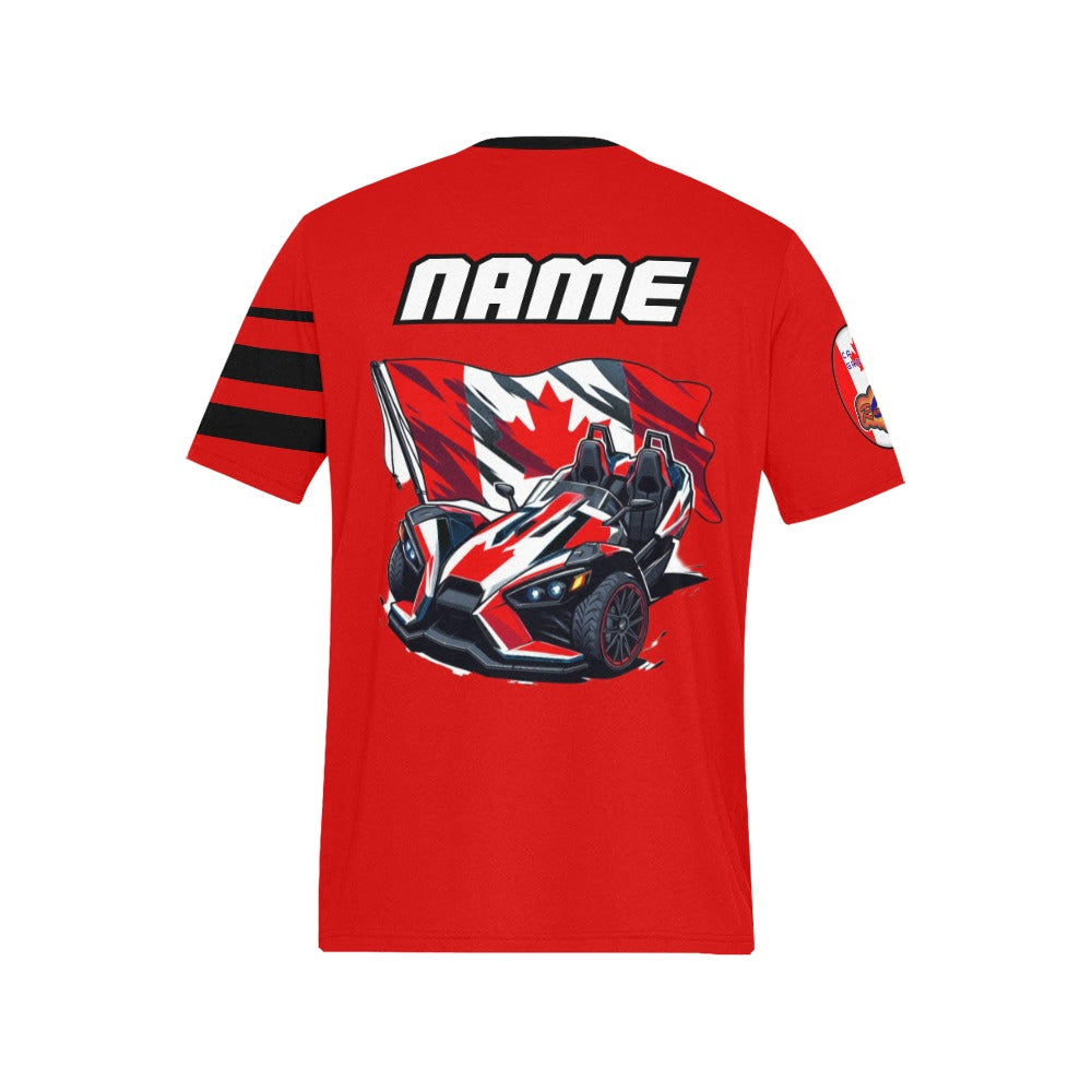 R4L Customizable Canada Tees - Red SS - Add Your Name - 8 Colors