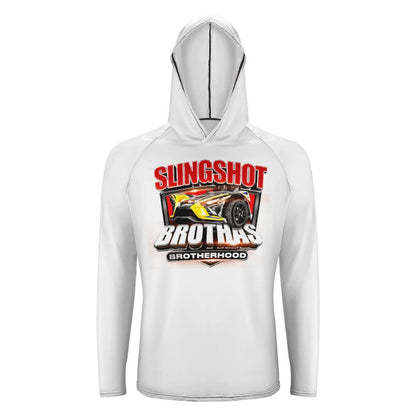 Slingshot Brothas Long Sleeve Sun Protection Hoodie - White