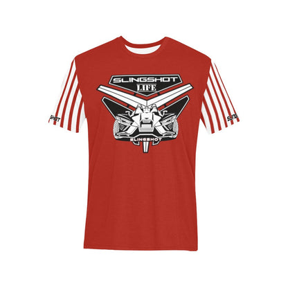 3>2 Slingshot Life Candy-stripe Tees - 5 Colors