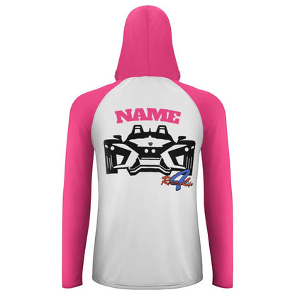 Slingshot Divas Long Sleeve Sun Protection Hoodie - Pink