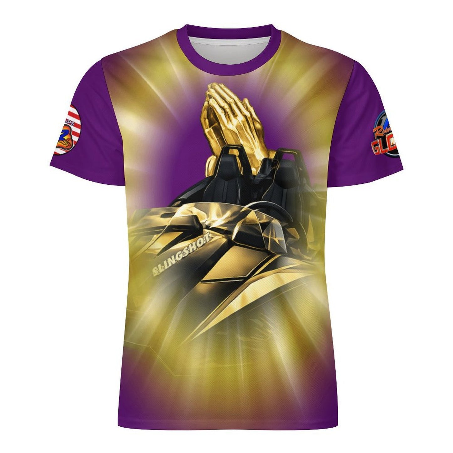 R4L Ride with Faith Ice Silk Tee - Prpl