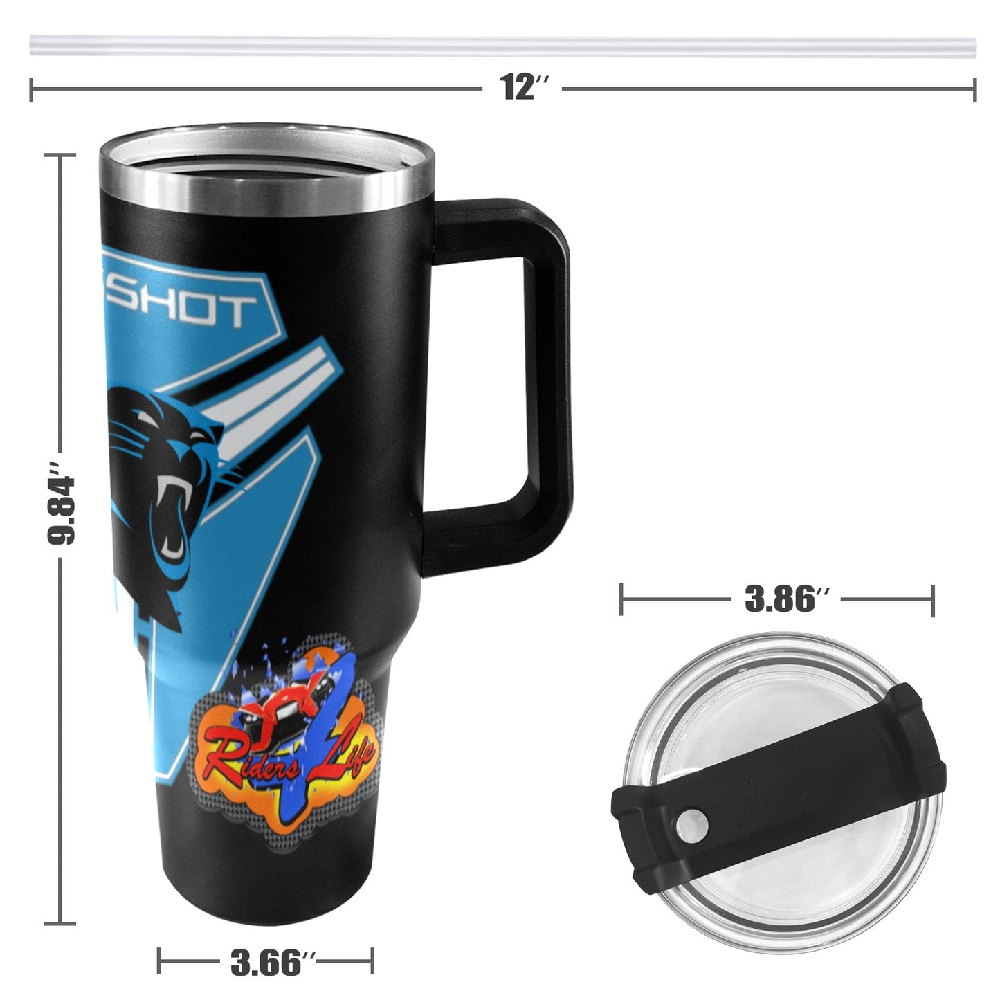R4L PANTHERS 40OZ TUMBLER 2025