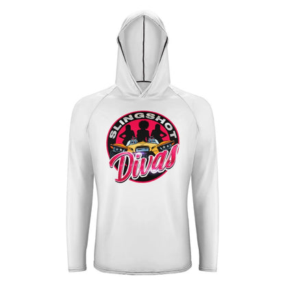 Slingshot Divas Long Sleeve Sun Protection Hoodie - White
