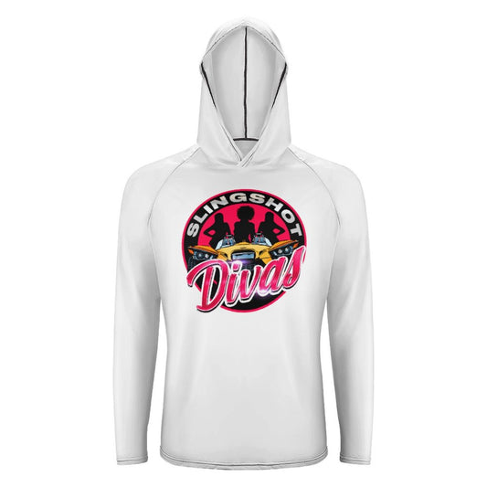 Slingshot Divas Long Sleeve Sun Protection Hoodie - White