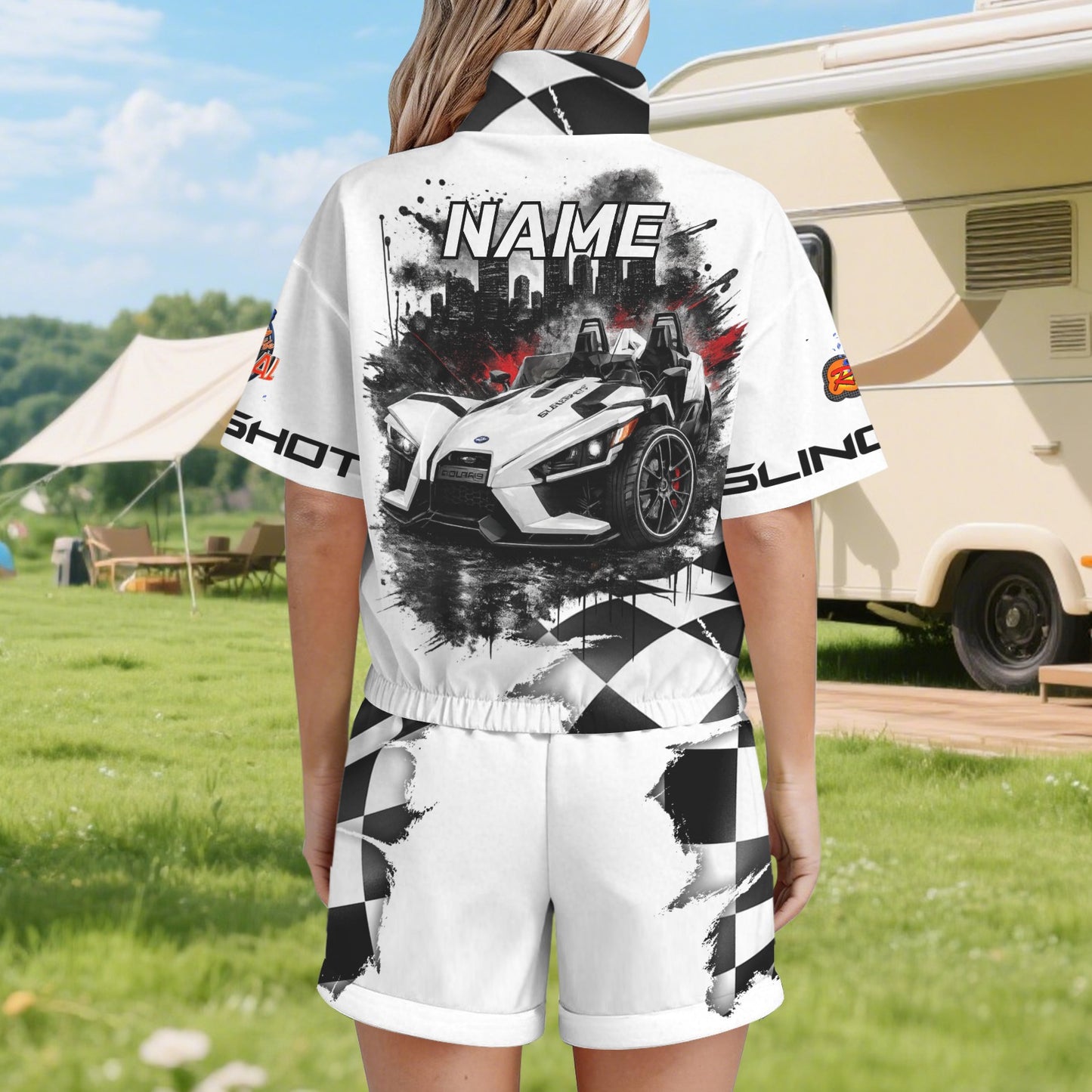 R4L Womens Monochrome Two Piece Ponjee Sun Protection - Slingshot