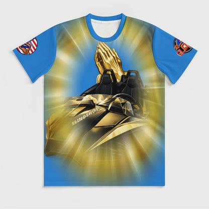 R4L Ride with Faith Ice Silk Tee - Blu
