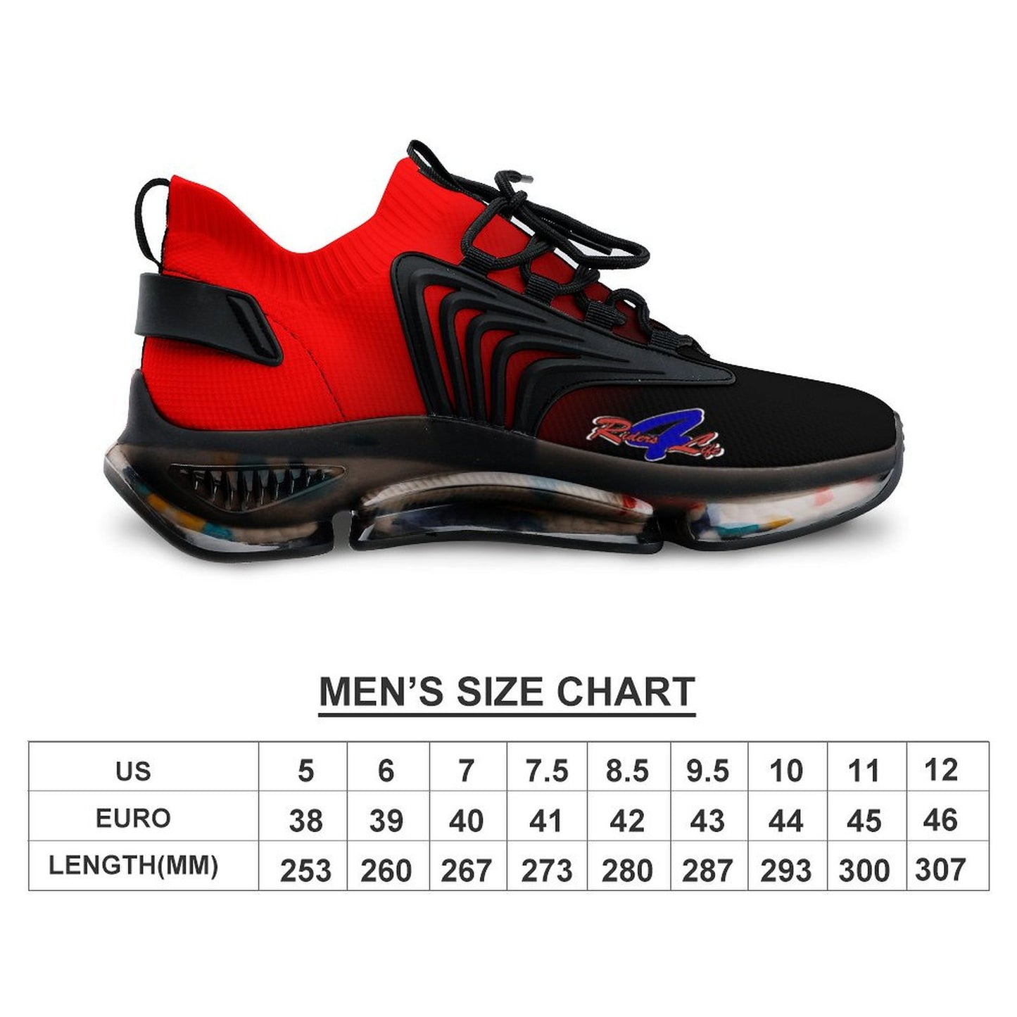 R4L Mesh Sneakers - Blk/Red