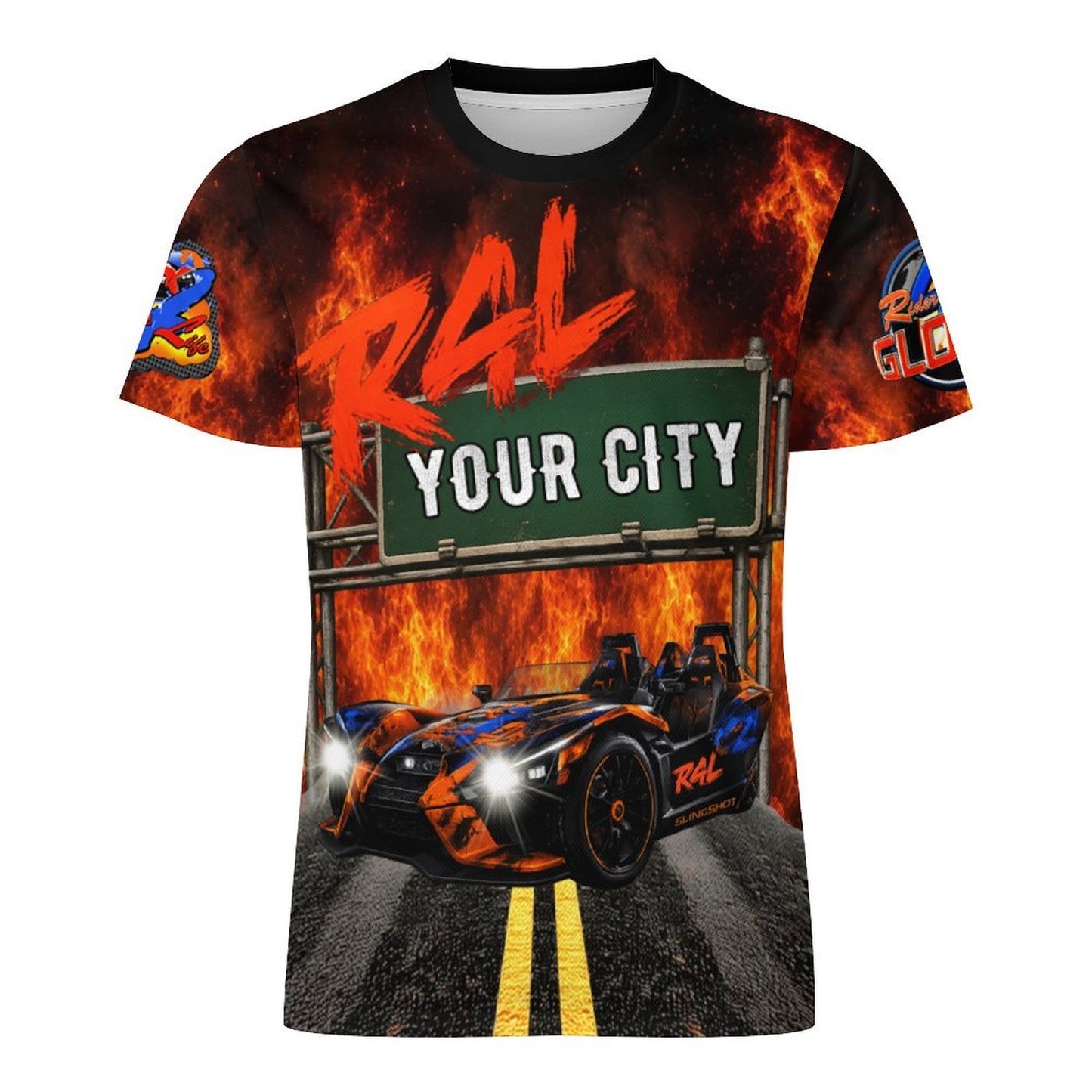 R4L Slingshot Ice Silk Tee Orange Flame