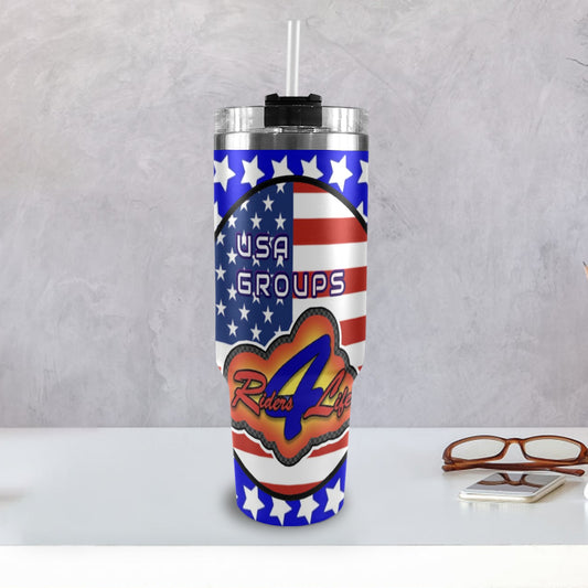 R4L USA Groups 40oz Stainless Steel Stanley Mug 40oz Tumbler with Black Handle