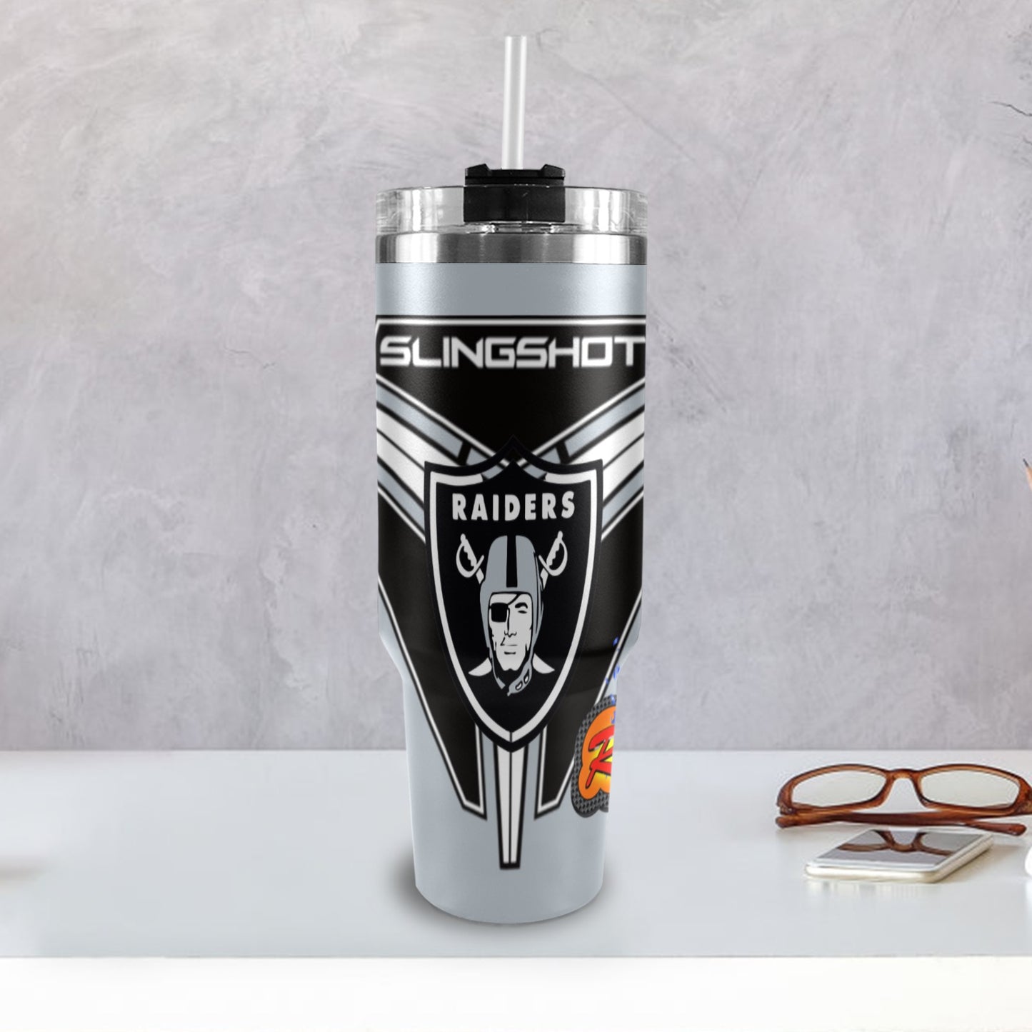 R4L RAIDERS 40OZ TUMBLER 2025