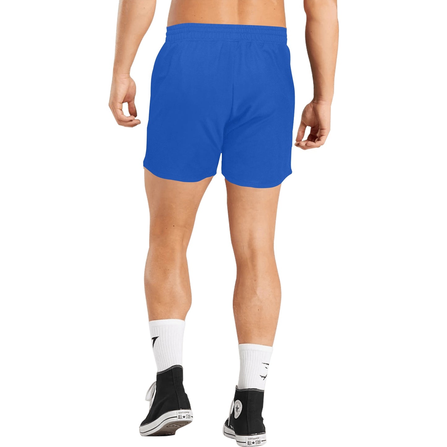 R4L Mens Knicks Men's Mid-Length Casual Shorts Blue
