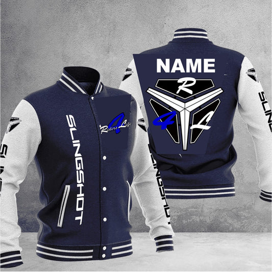 R4L Heavyweight Fleece Embroidered Varsity Jacket - 6 Colors - Add your name.