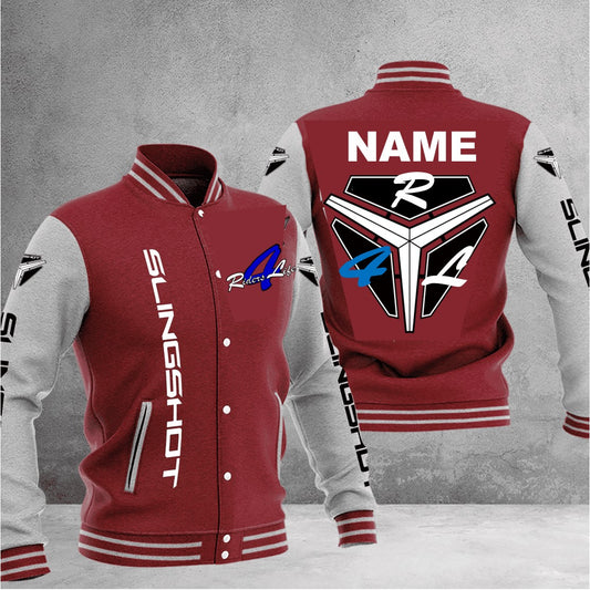 R4L Heavyweight Fleece Embroidered Varsity Jacket - 6 Colors - Add your name.