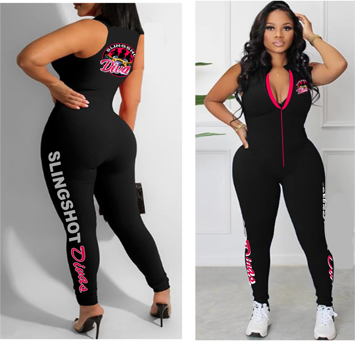 R4L Slingshot Divas One Piece Spandex Jumpsuit