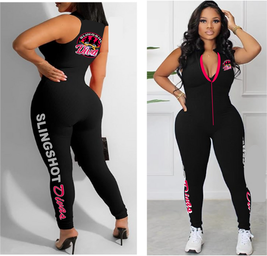 R4L Slingshot Divas One Piece Spandex Jumpsuit