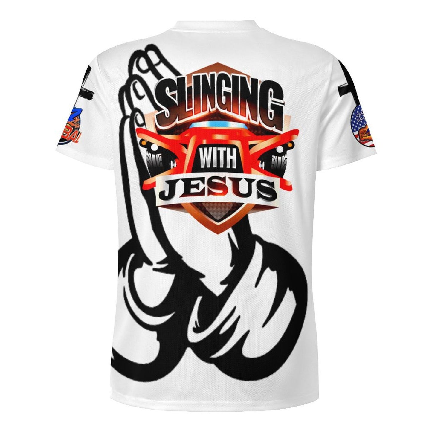 R4L Protected by Prayer Ice Silk Tee- Wht