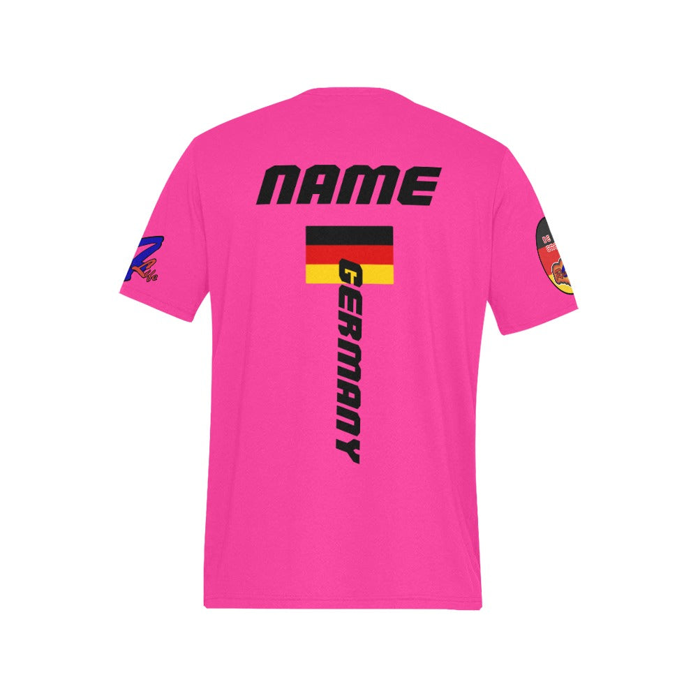 R4L Customizable Germany Tee - Black SS - Add Your Name - 9 Colors