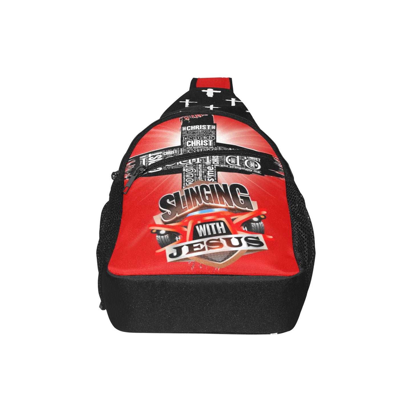 R4L Slinging with Jesus Crossbody Bag Red