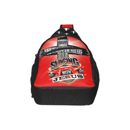 R4L Slinging with Jesus Crossbody Bag Red