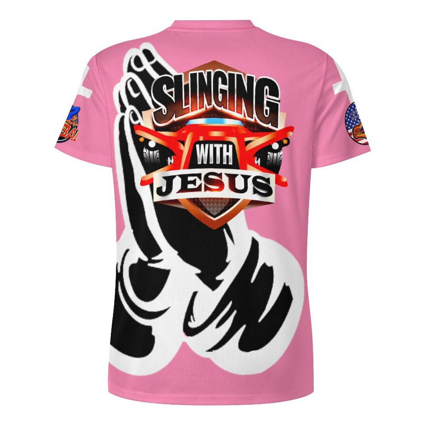 R4L Protected by Prayer Ice Silk Tee- Pnk