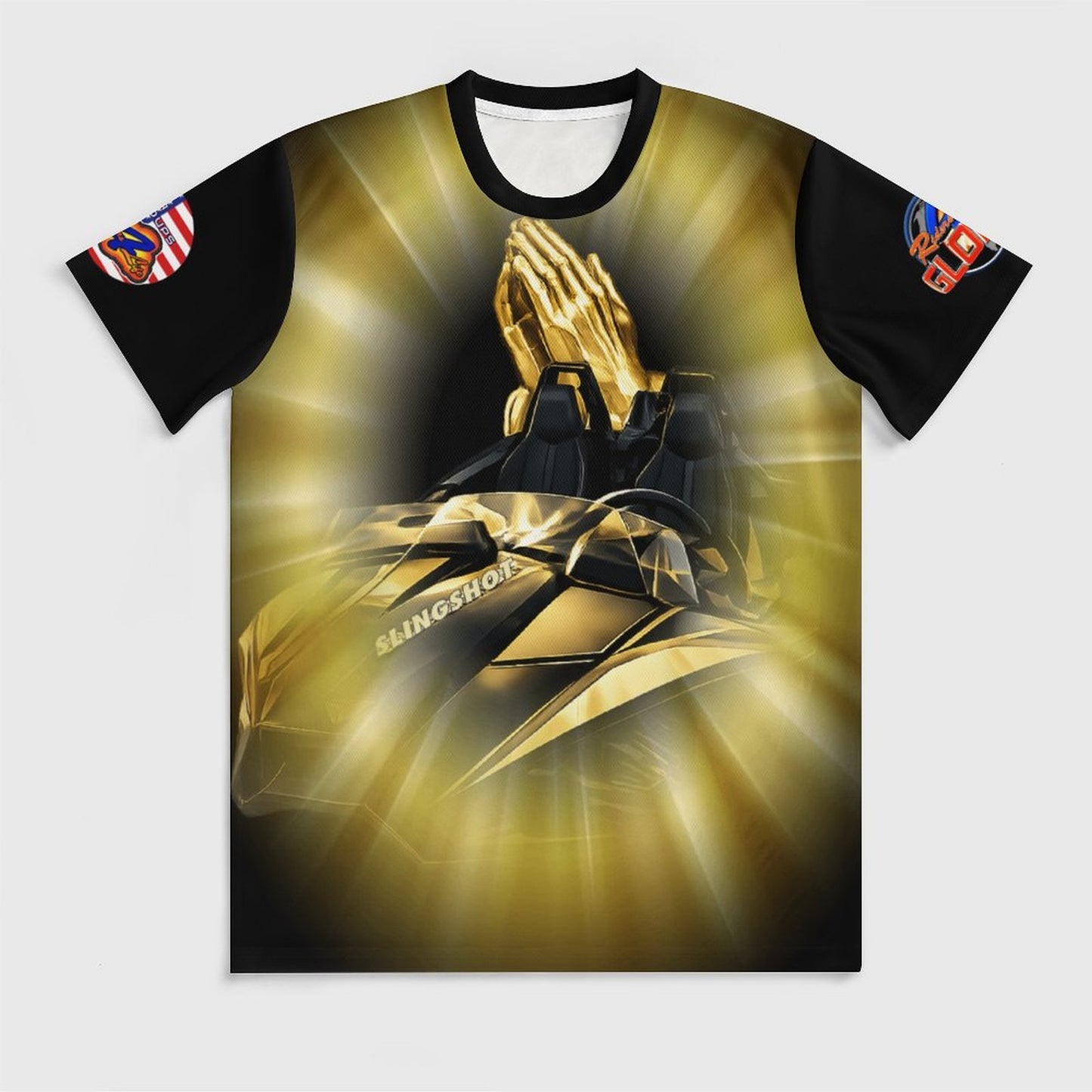 R4L Ride with Faith Ice Silk Tee - Blk