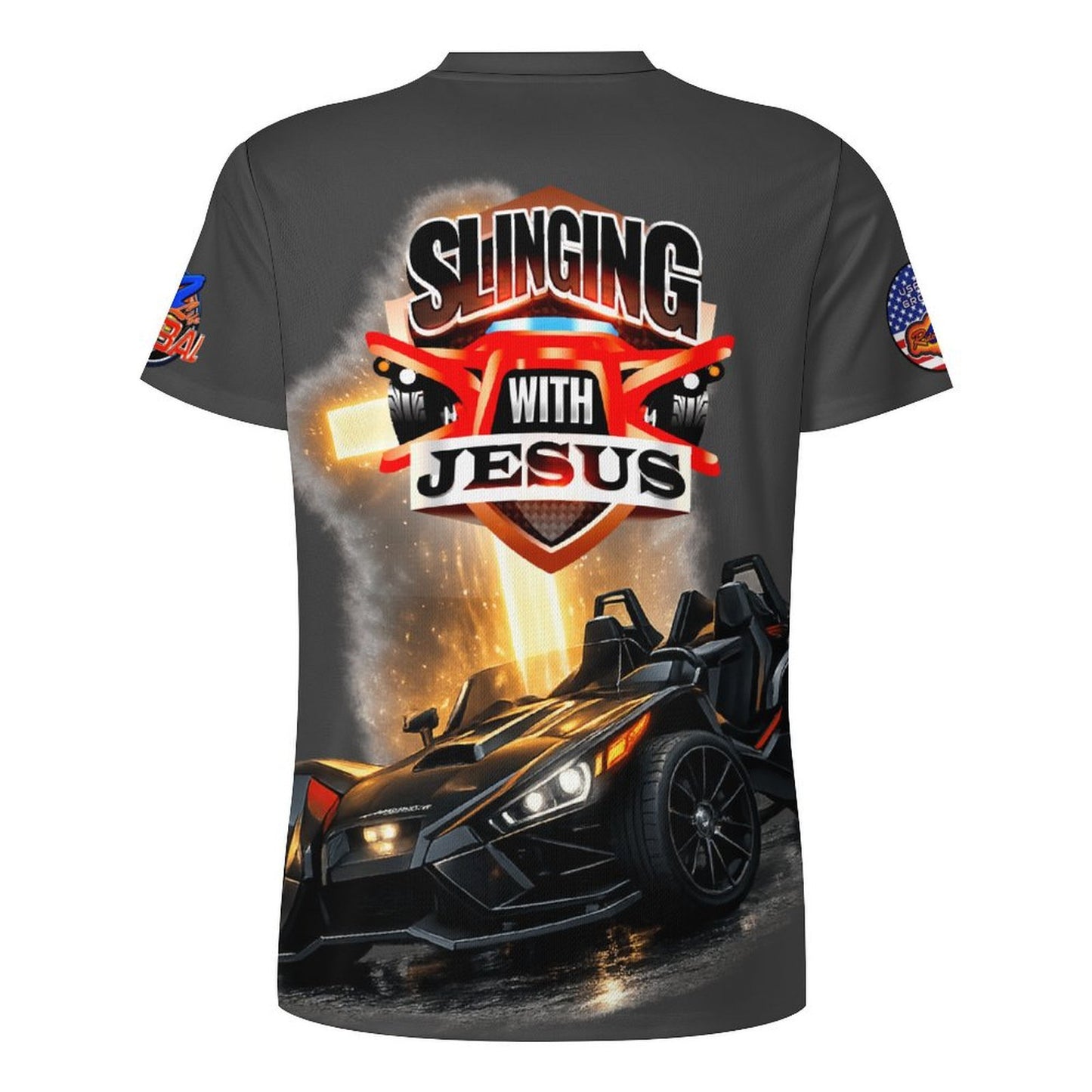 R4L The Rider's Prayer Ice Silk Tee - Gry
