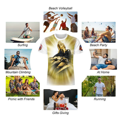 R4L Ride with Faith Ice Silk Tee - Wht
