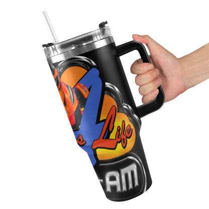 Can Am 40oz Stainless Steel Stanley Mug 40oz Tumbler with Black Handle