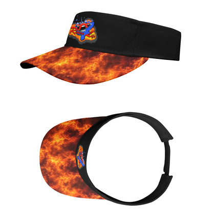 R4L Visor Orange Flame