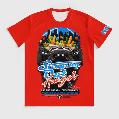 R4L Slinging Out Hunger Ice Silk Tee Red