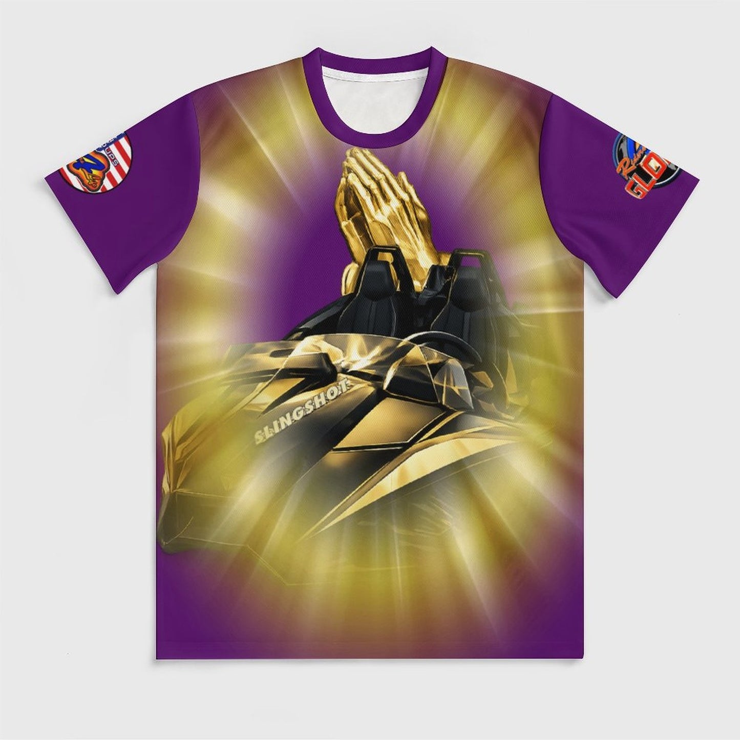 R4L Ride with Faith Ice Silk Tee - Prpl