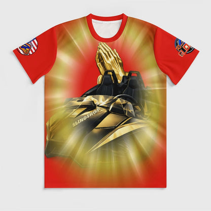 R4L Ride with Faith Ice Silk Tee - Red