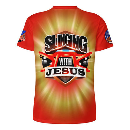 R4L Ride with Faith Ice Silk Tee - Red