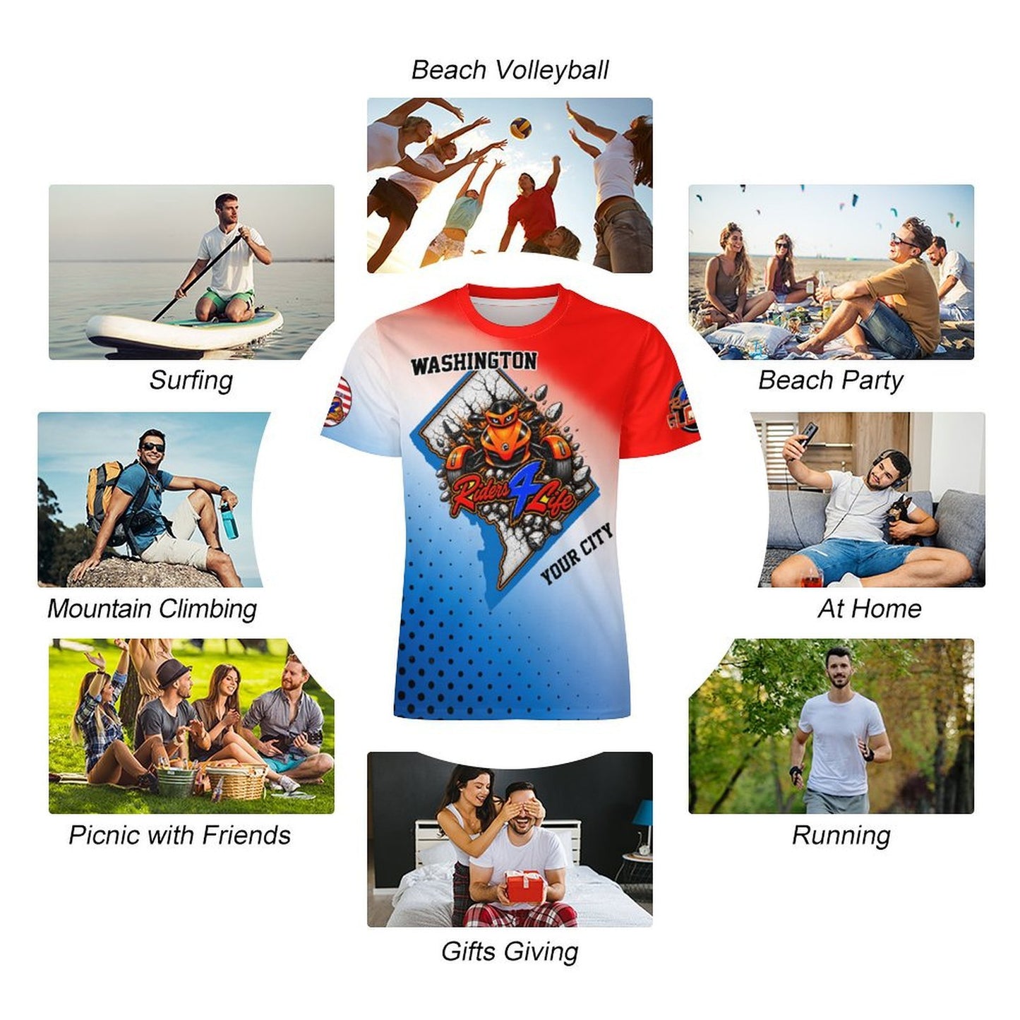 R4L State Ice Silk Tee - Washington